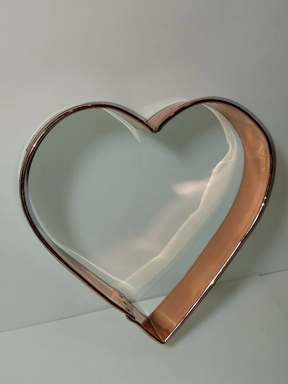 Copper Heart Cookie Cutter 5 1/2